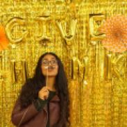 Farah at the photobooth