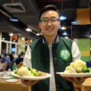 Xiujie and his dinner